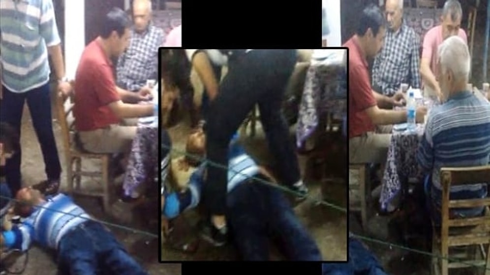 Kıraathanede Bayılan Adama Sağlık Ekipleri Müdahale Ederken Arkadaşları Okey Oynadı