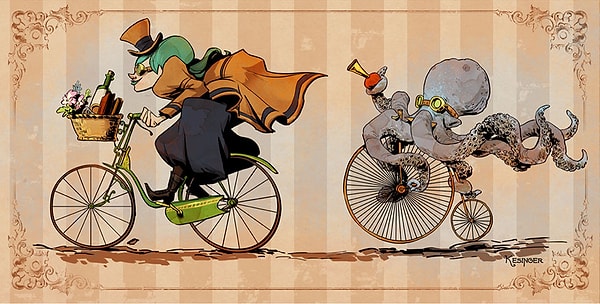 8. Я буду долго гнать велосипед