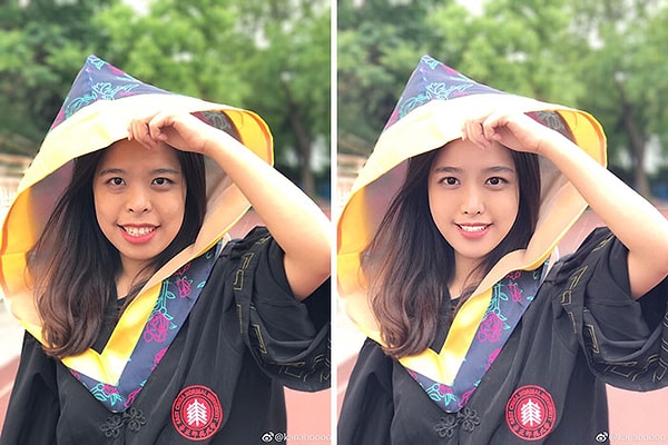 2. А вот и нет! Все фото были обработаны в редакторе Photoshop пользователем Weibo по кличке Kanahoooo