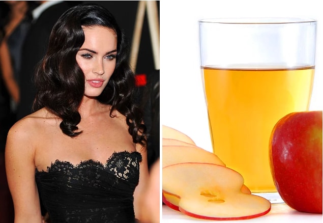 6. Megan Fox formunu korumak uğruna midesini feda ediyor ve her gece yatmadan önce bir bardak elma sirkesi içiyor.