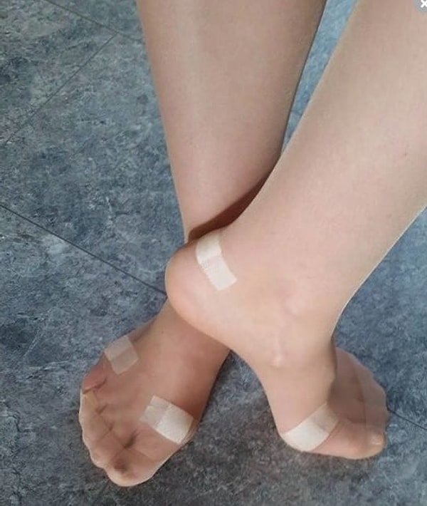 6. В конце долгой смены ножки выглядят вот так: