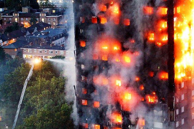 12. Geçtiğimiz hafta Londra merkezindeki bir binada çıkan yangında 12 kişi hayatını kaybetti, 14 Haziran.