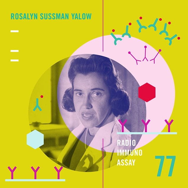 10. Kan değerleinin ölçümü anlamına gelen radyoimmunanalizi bulan kadın Rosalyn Sussman Yalow