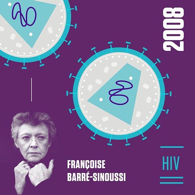 11. HIV'yi bulan kadın Françoise Barré-Sinoussi.