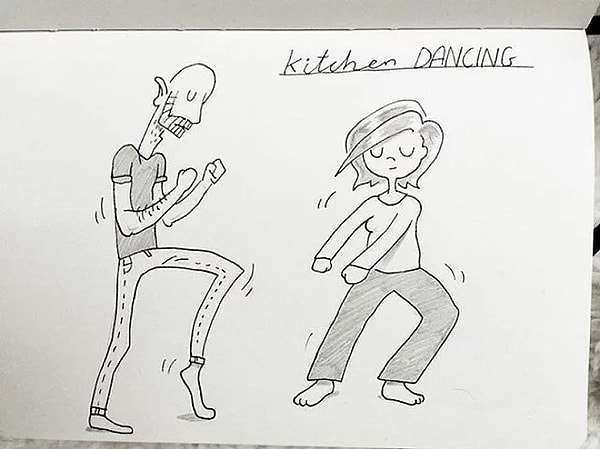 4. Кухонные пляски.