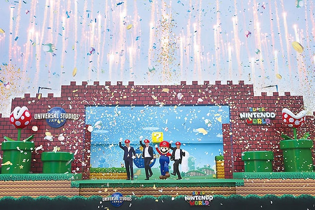 Parktaki oyuncaklar ve dekorasyonlar için başarılı bir ekip bir araya getirildi ve Nintendo hayranları heyecanlı bekleyişte.