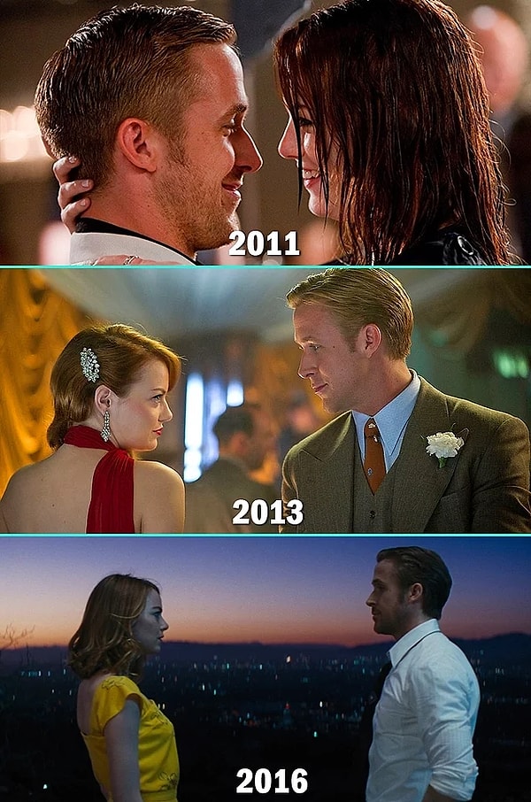 1. Райан Гослинг и Эмма Стоун