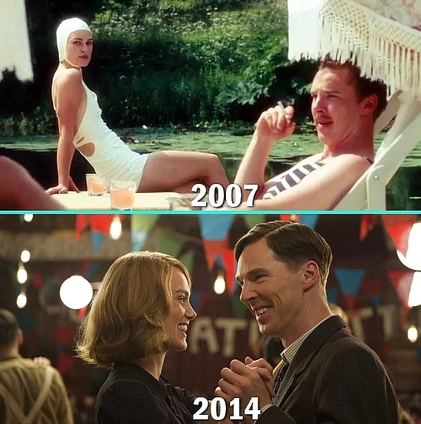 19. Кира Найтли и Бенедикт Камбербэтч