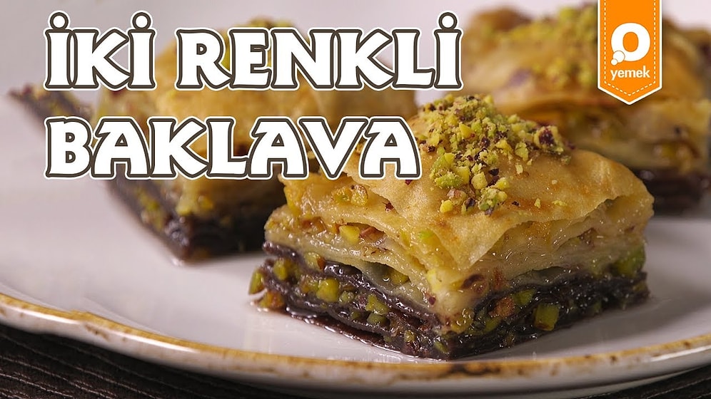 Bayram Baklavası Bizden! İki Renkli Baklava Nasıl Yapılır?