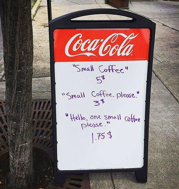 Kahve dükkanı sahibi Austin Simms, kaba müşterilerden o kadar bıktı ki, bu konuda bir şeyler yapmaya karar verdi.