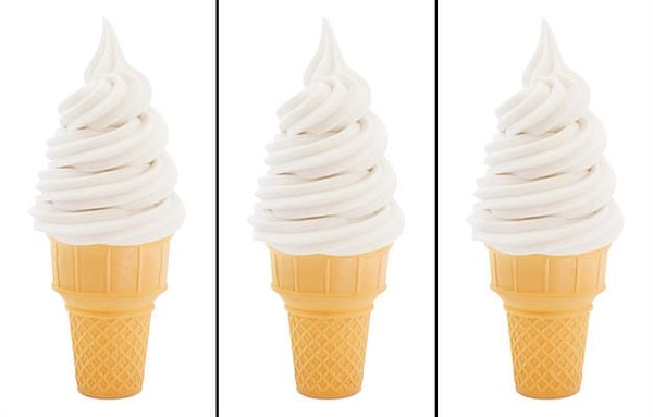 3. Какое мороженое в стаканчике не такое, как другие?
