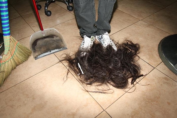 18. Так выглядит простое подравнивание кончиков: