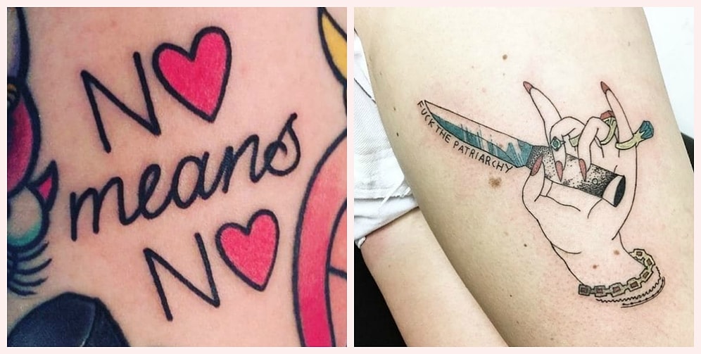 20 феминистских тату, которые покажут всем, кто на самом деле правит миром