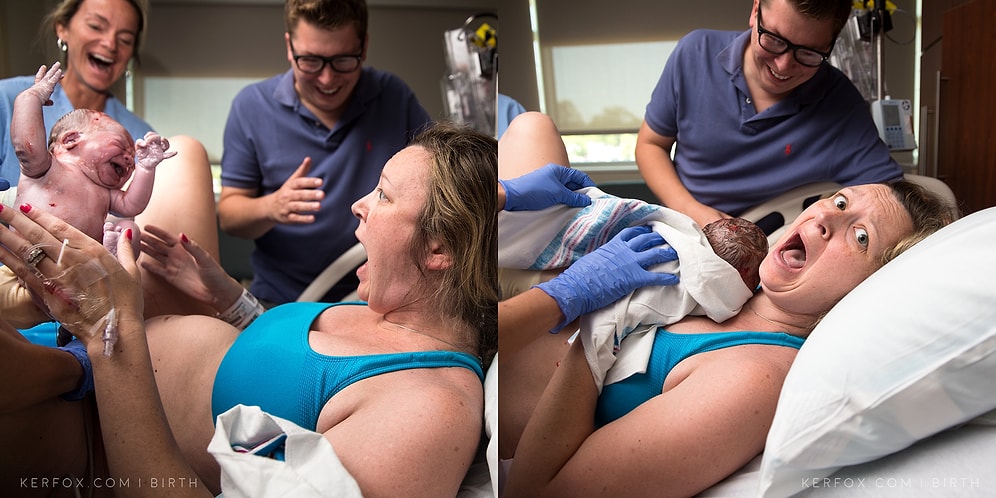 Nihayet Geldin! Bebeğinin Cinsiyetini Öğrenmek İçin Doğumu Bekleyen Annenin Tatlı Şaşkınlığı