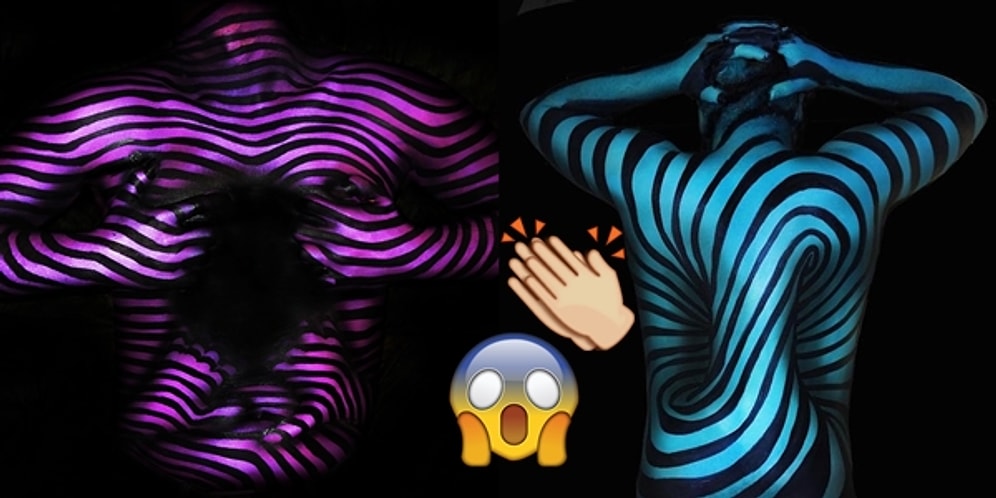 İnsan Vücudunu, Yaptığı Çizimlerle Göz Kamaştırıcı İllüzyonlara Dönüştüren Sanatçı