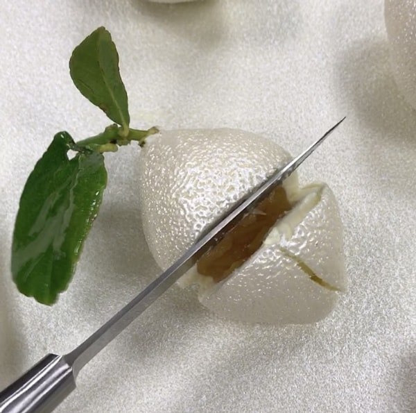 7. Серебристый лимон с сюрпризом внутри