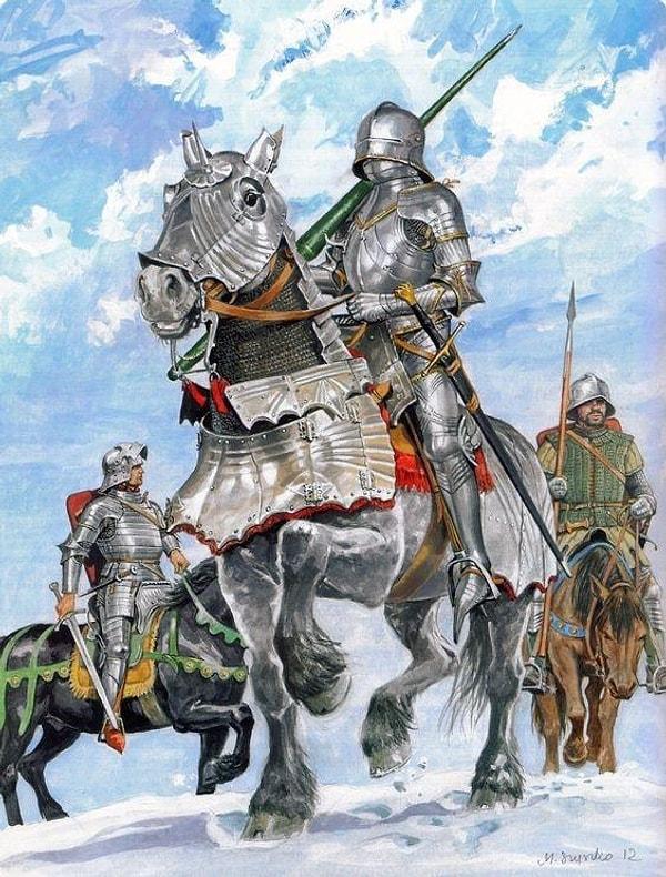 12. Kutsal Roma İmparatorluğu süvarileri.