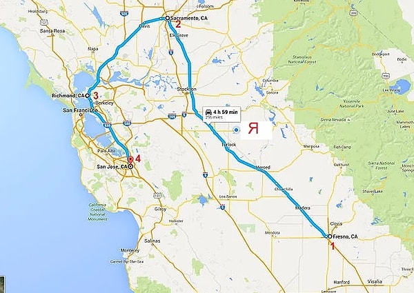 4. "Заказал себе одну вещь, оплатил доставку в течение одного дня. А это маршрут моей посылки, которая идет вот уже четвертый день"