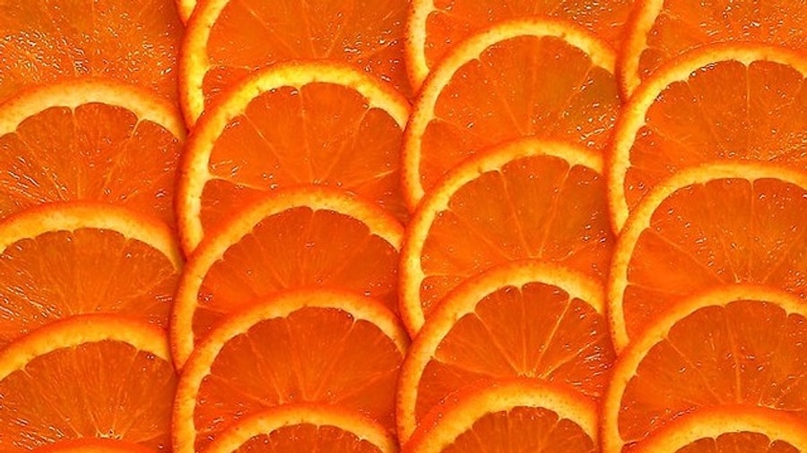 The most orange. Ломтик апельсина. Оранжевая пятерка.