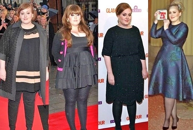 Sesiyle tüm dünyayı kendine hayran bırakan Adele'in ilk çıkış yaptığı günden bu yana verdiği kilolar ise azımsanmayacak kadar çok!