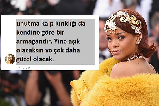 Sevgilisi Terk Edince Acısını Özelden Paylaşan Hayranına Rihanna'dan Hayat Dersi