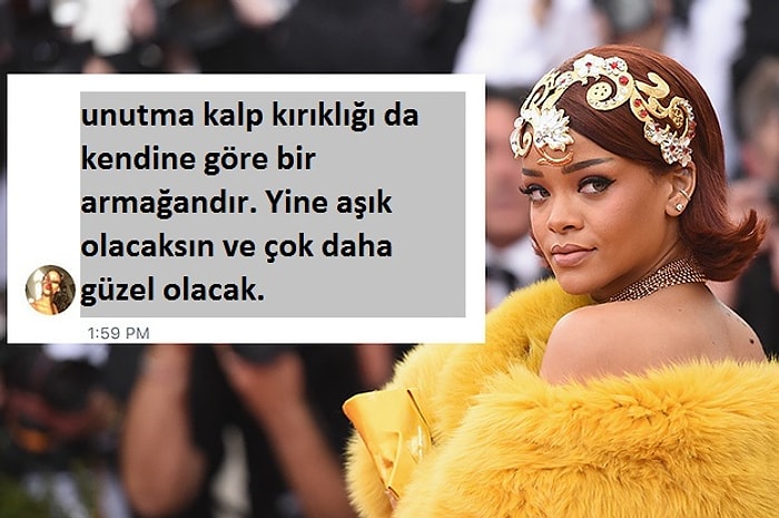 Sevgilisi Terk Edince Acısını Özelden Paylaşan Hayranına Rihanna'dan Hayat Dersi