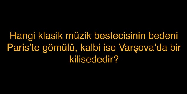 11. Doğru cevap! 125000 TL kazandın.