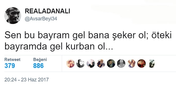 Bayrama Özel Şeker Paylaşımlarıyla Bize Mizah Harçlığımızı Vermiş 15 Kişi