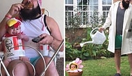 Bir Yaşındaki Kızı ile Çektiği Sıcacık Fotoğraflarla İnternet Fenomeni Olan Babadan 12 Çalışma