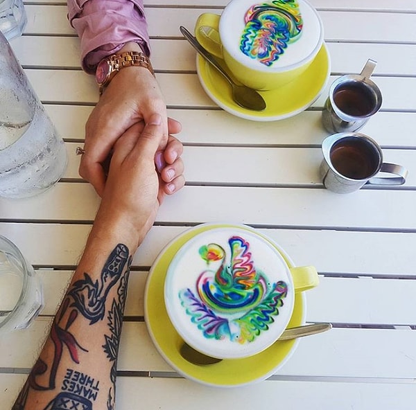 20. Рисунки на кофе не знают границ!