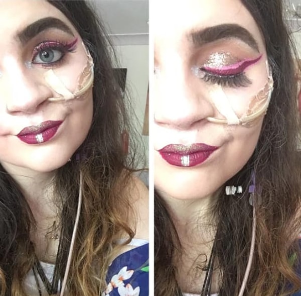 4. Вместо того, чтобы прятаться за маской макияжа, она использует его как инструмент, придающий силы.