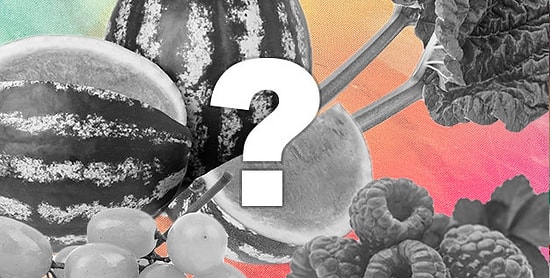 Тест: Сможете ли вы узнать фрукт или овощ в черно-белом цвете?