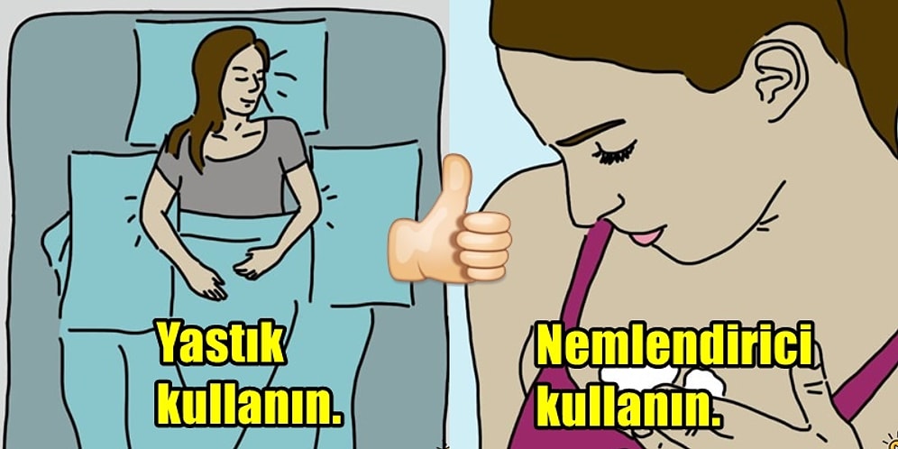 Uyku Alışkanlıklarını Değiştirerek Göğüs Kırışıklıklarını Engellemek İçin 9 Önemli Yöntem