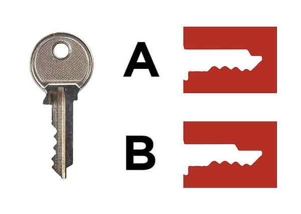 1. Давайте приступим: какая из форм подходит к этому ключу?