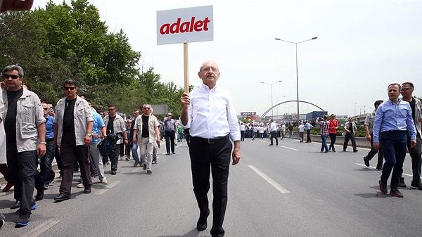 CHP Lideri Kemal Kılıçdaroğlu, Enis Berberoğlu’nun tutuklanmasının ardından bir ‘adalet’ yürüyüşü başlattı. Ne düşünüyorsunuz?