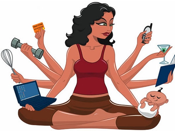 13. У вашей супруги слишком много обязанностей