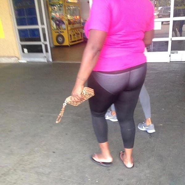 14. То же самое с леггинсами, особенно если они просвечивающиеся!