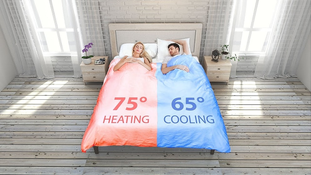 Bu Yatak Yuva Kurar! İstenilen Tarafta Sıcaklık Ayarının Değiştirilebildiği Akıllı Yatak