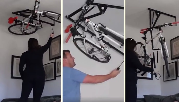 Bisikleti Koyacak Yer Bulamayanlara Muhteşem Çözüm