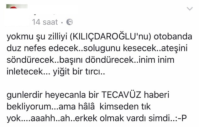 CHP Genel Başkanı Kemal Kılıçdaroğlu’nun başlattığı ‘Adalet Yürüyüşü’nün 14. gününde, bir kişinin Facebook hesabı üzerinden yaptığı akıl almaz paylaşım kan dondurdu.
