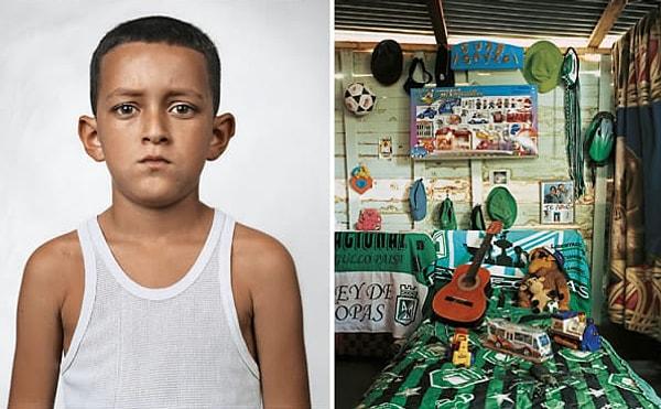18. Juan David, 10 yaşında. Medellín, Kolombiya.