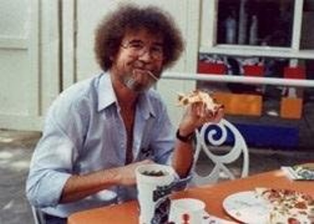 19. Pizza yiyen Bob Ross.