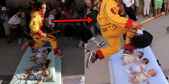 Erkeklerin Şeytan Kılığına Girip Bebeklerin Üzerinden Atladığı Tuhaf Festival: El Colacho