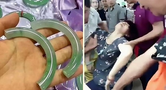 Kırdığı Bilekliğin Fiyatını Görünce Bayılan Kadın