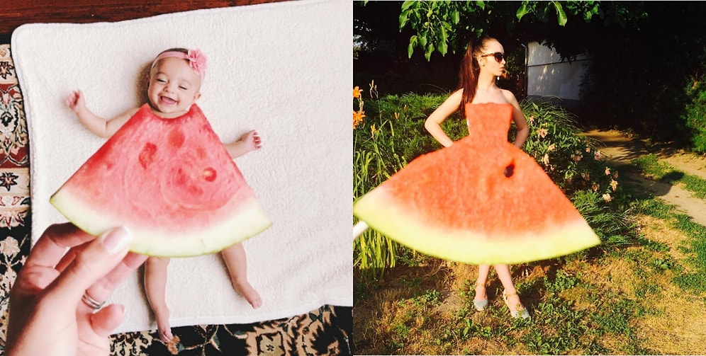 Новый тренд Instagram – платье-арбуз