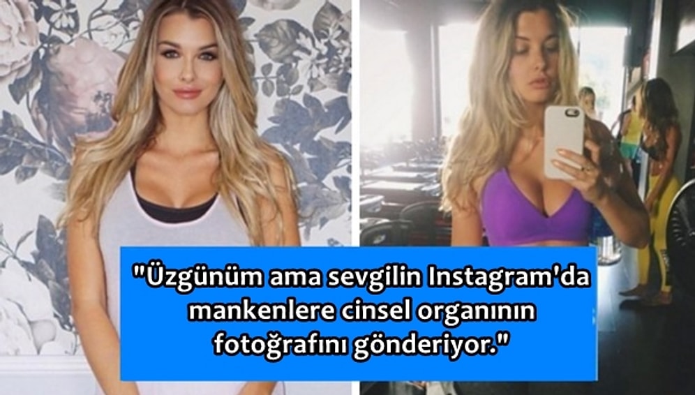 Kendisine Penis Fotoğrafı Gönderen Erkekleri Sevgililerine İfşa Eden Manken