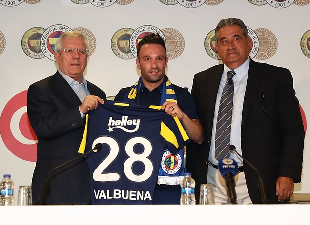 85. Mathieu Valbuena ➡️ Fenerbahçe