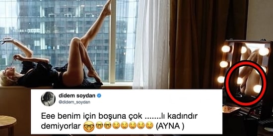 Didem Soydan Aynanın Azizliğine Uğradı, Kırdı Geçirdi! İşte 'O' Fotoğrafa Gelen Komik Tepkiler 🍆