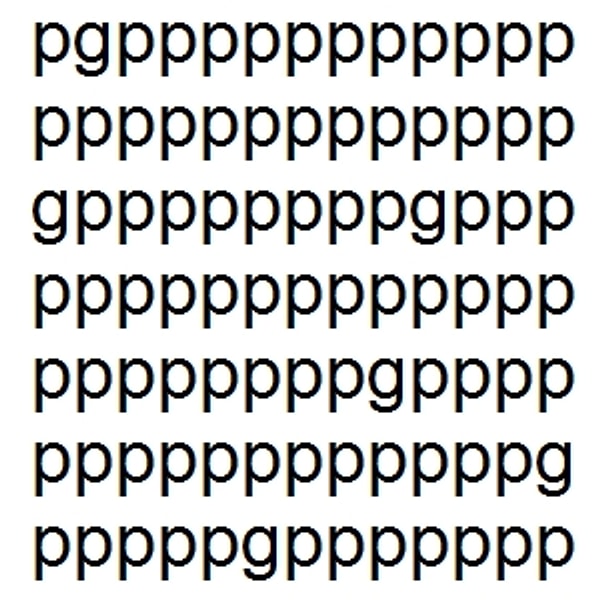 8. Сосчитайте''g''!