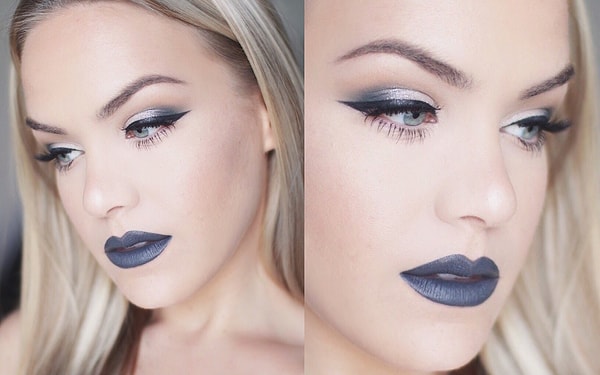 10. Носить серые губы или нет - решать вам, но то, что осмелятся накраситься такой помадой только очень смелые девушки, - это факт!